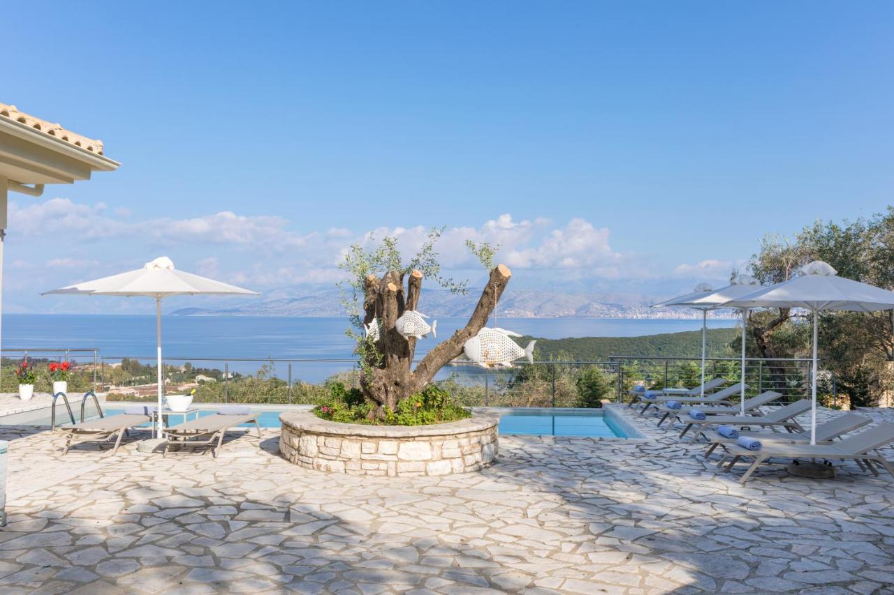 Villa White Stone By Rodostamo Collection Kassiopi Luaran gambar